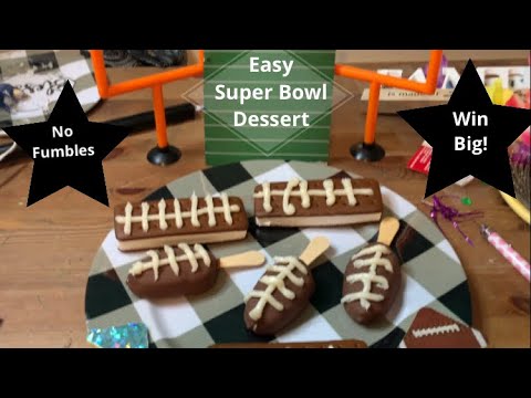 Easy Super Bowl Dessert-No Fumbles- Win Big at your Virtual Super Bowl Party