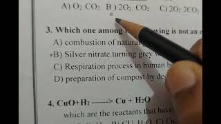SSLC-2025 (karnataka state board) Science chapter -1 ( Chemical reactions and equations ) 