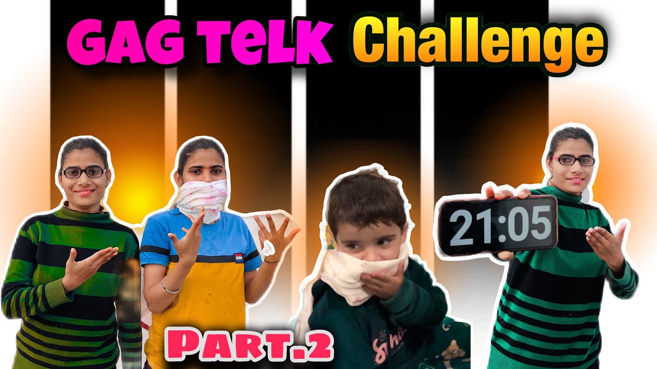 Talking Challenge Gag Talk Challenge Part ~2😂Vlog |funny Gag Talk Challenge |request ...