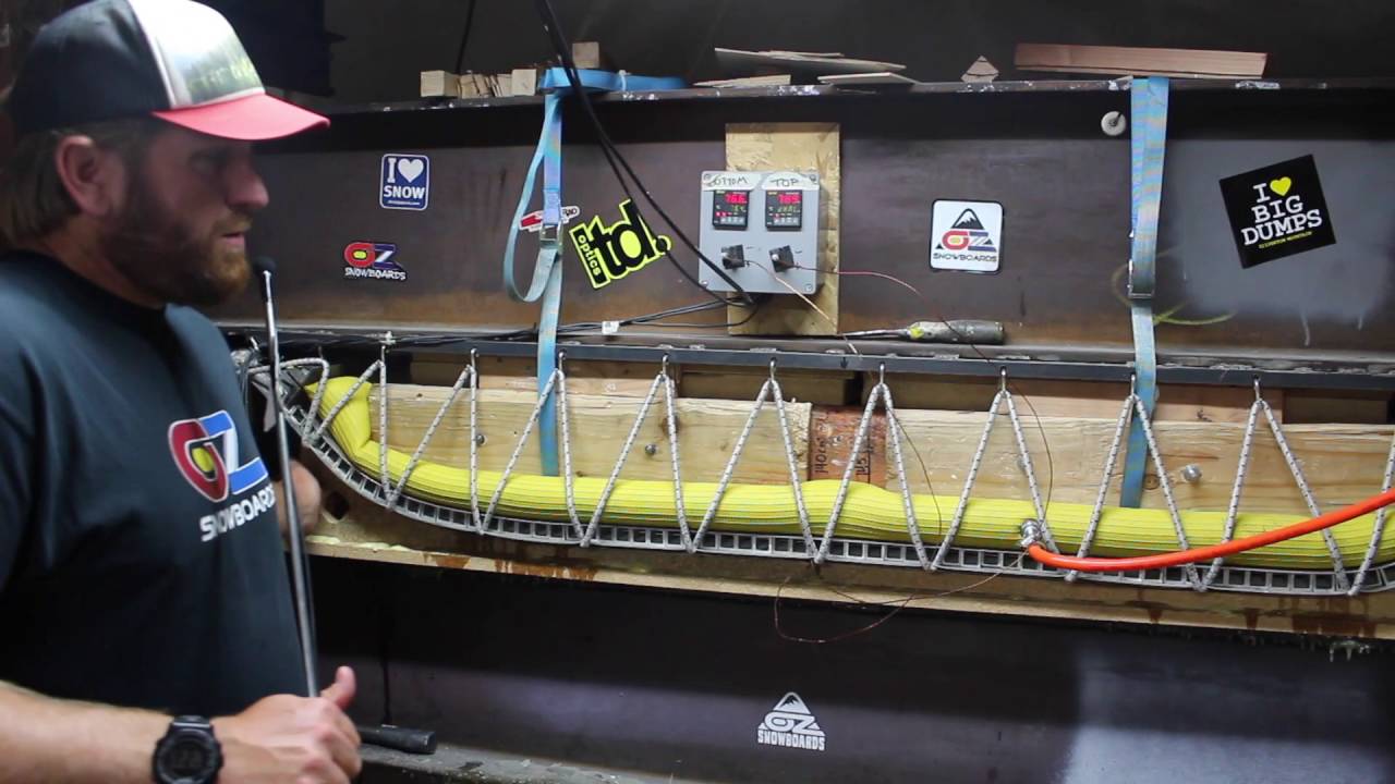 Part 4 OZ Snowboards-How we make our snowboards