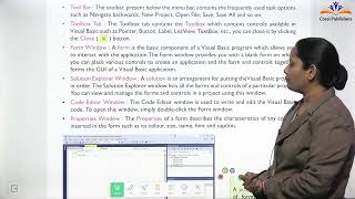 CORAL PUBLISHERS CONNECT WITH COMPUTER CLASS 8 CHAPTER 4 VISUAL BASIC VISUAL STUDIO 2017