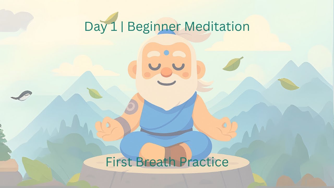 Day 1 | Beginner Meditation for Focus & Calm | First Breath Practice (GritUp 28-Day Series)