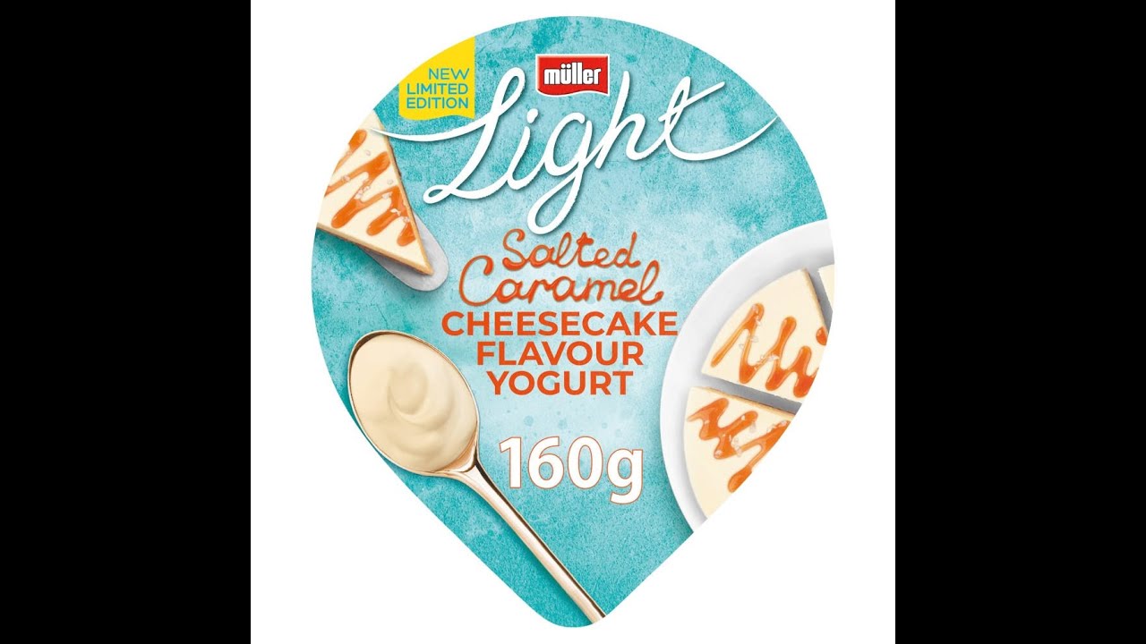 Muller Light. Salted Caramel Cheesecake Flavour Yogurt. Review
