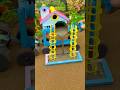 😱Amazing mini tractor making  cement pillar DIY Real working Canstruction machine 💪#shorts