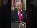 President Trump Says Iran Has Given The U S A Very Big Present Worth A Tremendous Amount Of Money