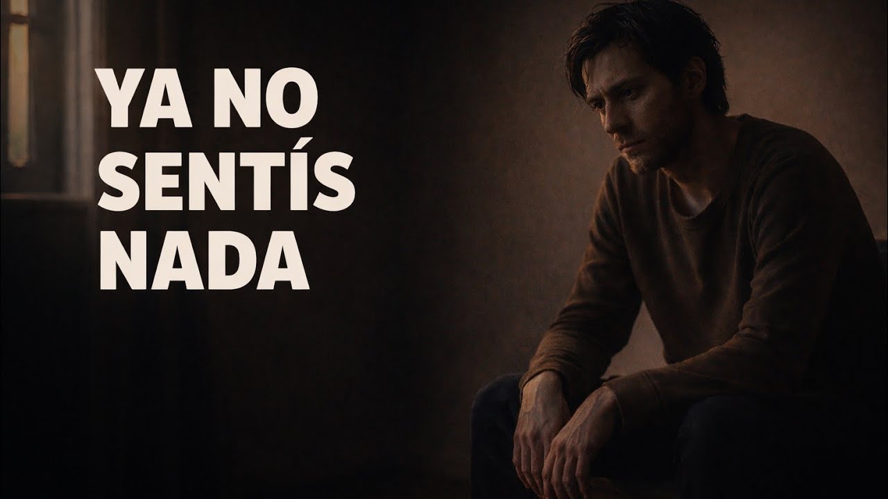 Si ya no sentís nada, esto es lo que te está pasando