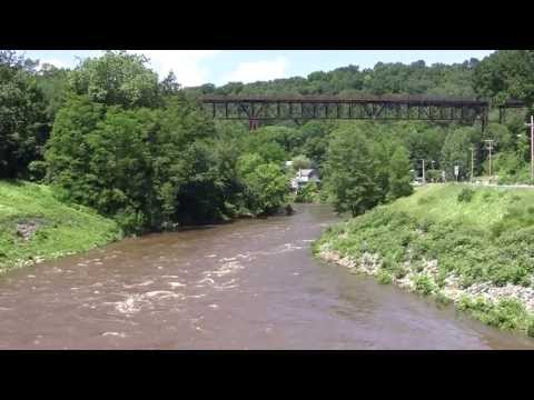 Bruderhof volunteers help to transform Rosendale's Rail Trail Trestle