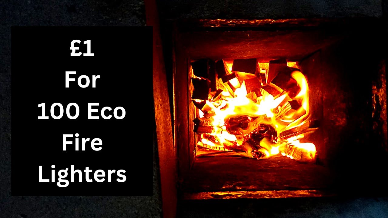 Make your own fire lighters. 100 eco fire lighters for under £1 