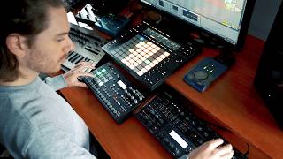 Dub Techno Flavoured Studio Session (Push 2, Minilogue, Analog Rytm, Virus Ti & BigSky)