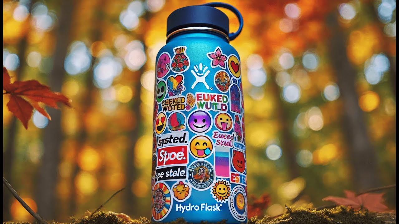💧 QTL Water Bottle Stickers for Girls Stickers | Best Hydro Flask Sticker Pack 💧