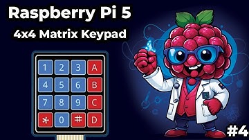 Raspberry Pi 5 Tutorial - 4x4 Matrix Keypad Input