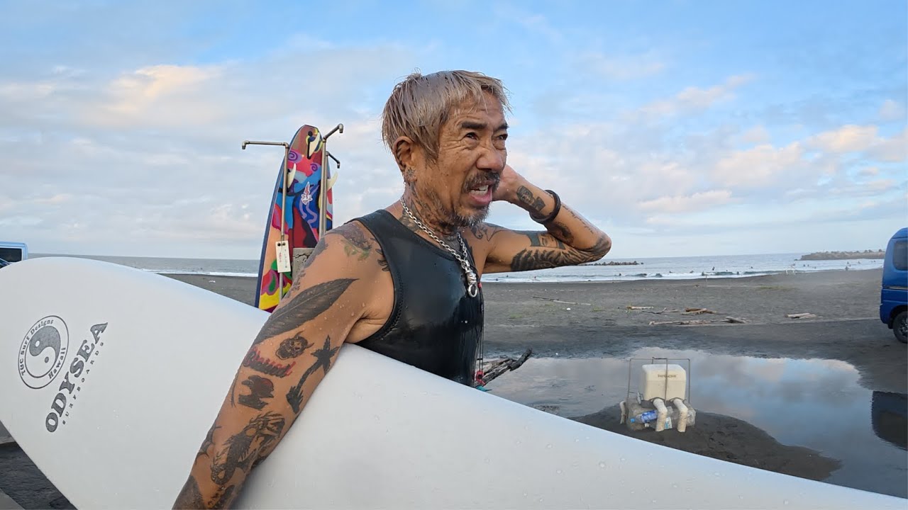 My dad ran into the Kansai surfer who had yelled at him before