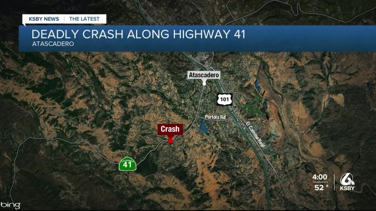 Driver dies after crashing into tree along Hwy 41 in Atascadero - YouTube