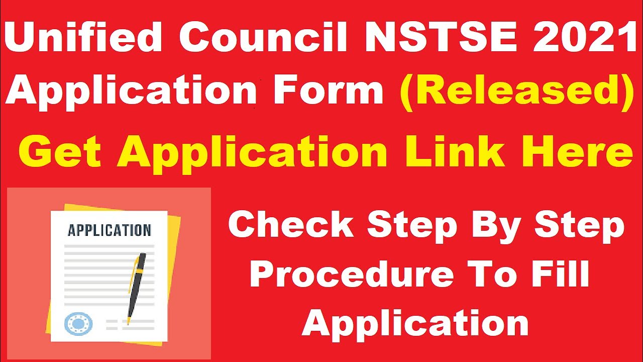 Unified Council NSTSE 2021 Application (Started) - How to Fill UC NSTSE Application