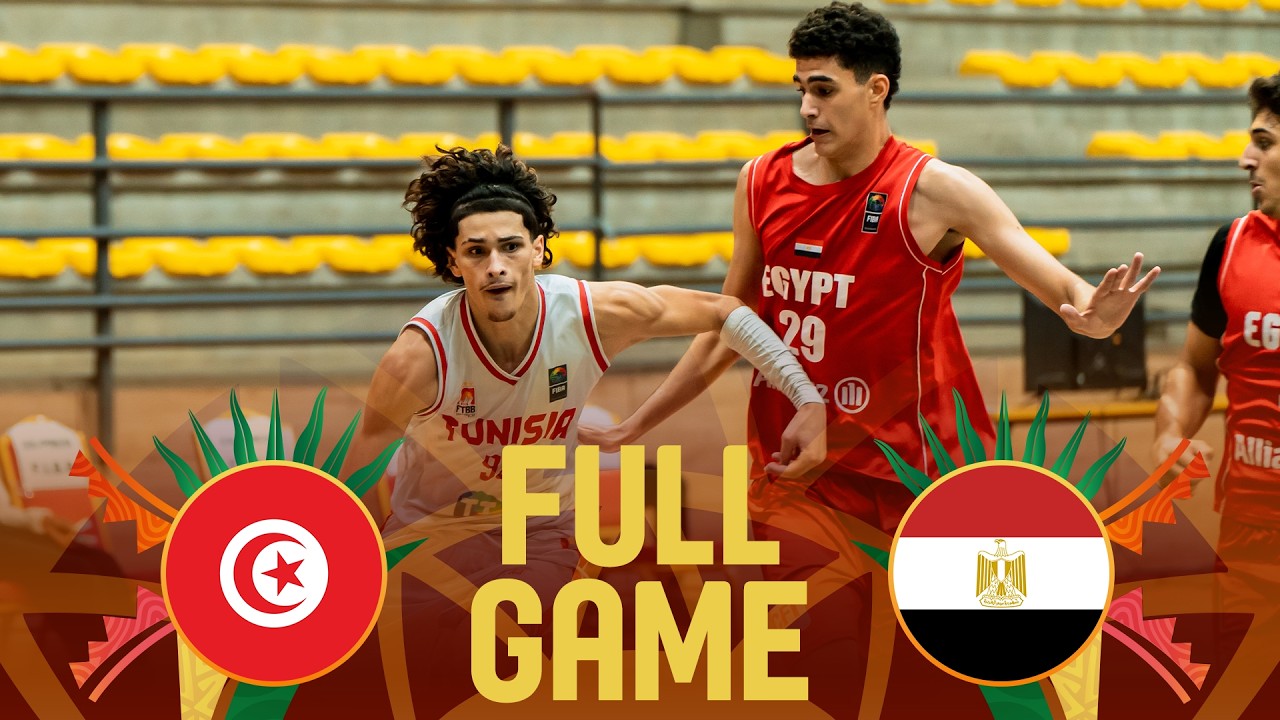 Classification 5-6 Game | Tunisia v Egypt | Full Basketball Game | FIBA U18 AfroBasket 2026