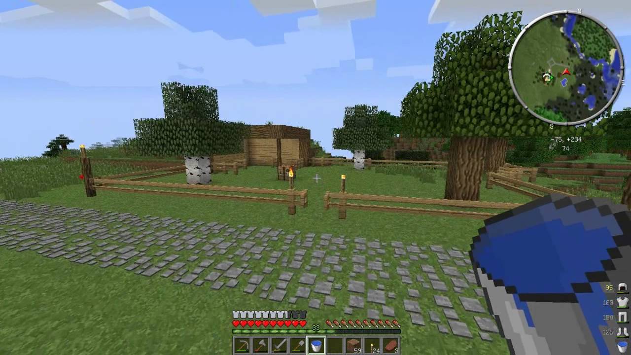 Minecraft 1.6.2 - Ранчо #12 - Конюшня