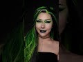attempting cyber goth #makeup #sfxmakeup #gothmakeup #cybergoth