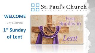 St. Paul's RCC Mass, Sunday, Feb 22, 9:00 AM ET