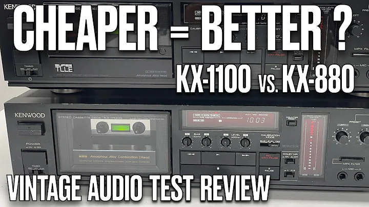 Vintage HiFi Audio Kenwood kx 880 vs kx 1100 compare cassette deck , how to repair cassette deck