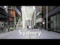 Walking from CROWN SYDNEY Barangaroo To Wynyard Station Via Wynyard Walk Tunnel - Sydney Australia