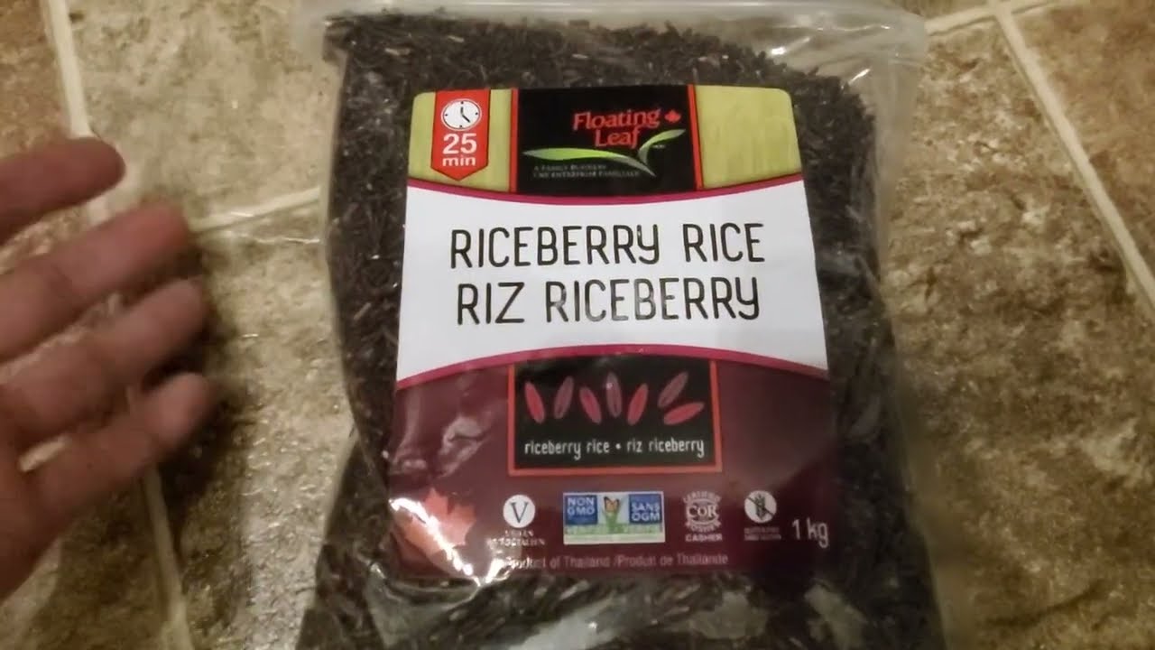 Review Floating Leaf Riceberry Rice