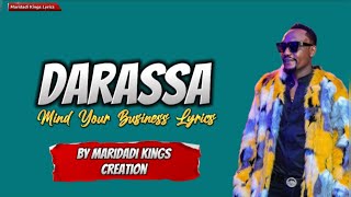 Darassa - Mind Your Business (Lyric Video)