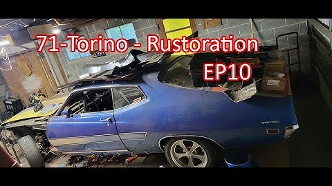 How to Modify a Mustang Gusset for the Torino, Finishing the Torque Box Up, and removing rust