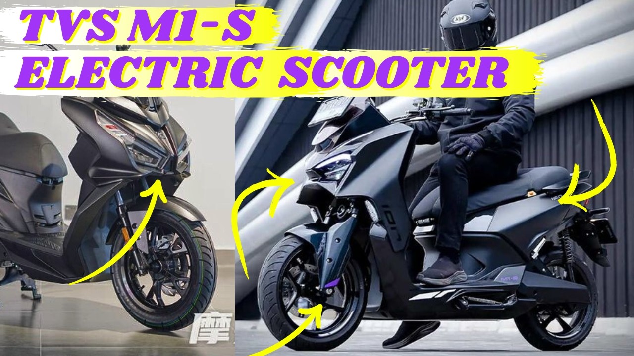 First look | TVS M1-S Electric Maxi-Scooter ⚡ Launch in India? Price & Release Date !!