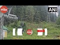 Gulmarg's Gondola services resumed after a month long suspension due to a technical snag