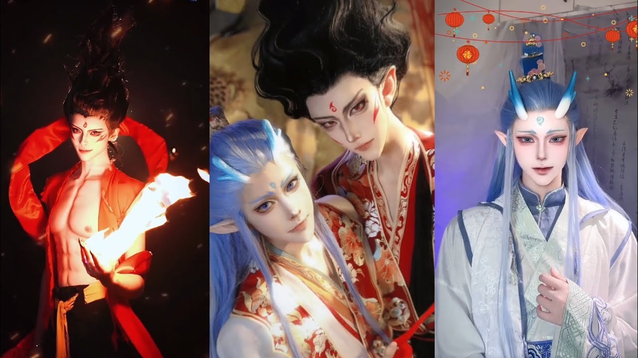 [Cosplay Boylove ] CP NaZha - AoBing❤💙(Na Tra - Ngao Bính_Ma Đồng Náo Hải )#part3