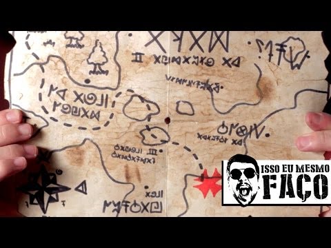 PAPEL VELHO + MAPA ANTIGO - Isso eu mesmo faço #3