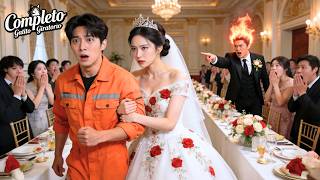 En boda, novio me deja; me caso al momento c un obrero rural—¡Es CEO q me ama! Todos en shock!