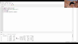 Handling null values in python