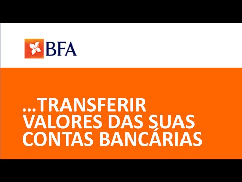 BFA Net - Realização de Transferências Bancárias