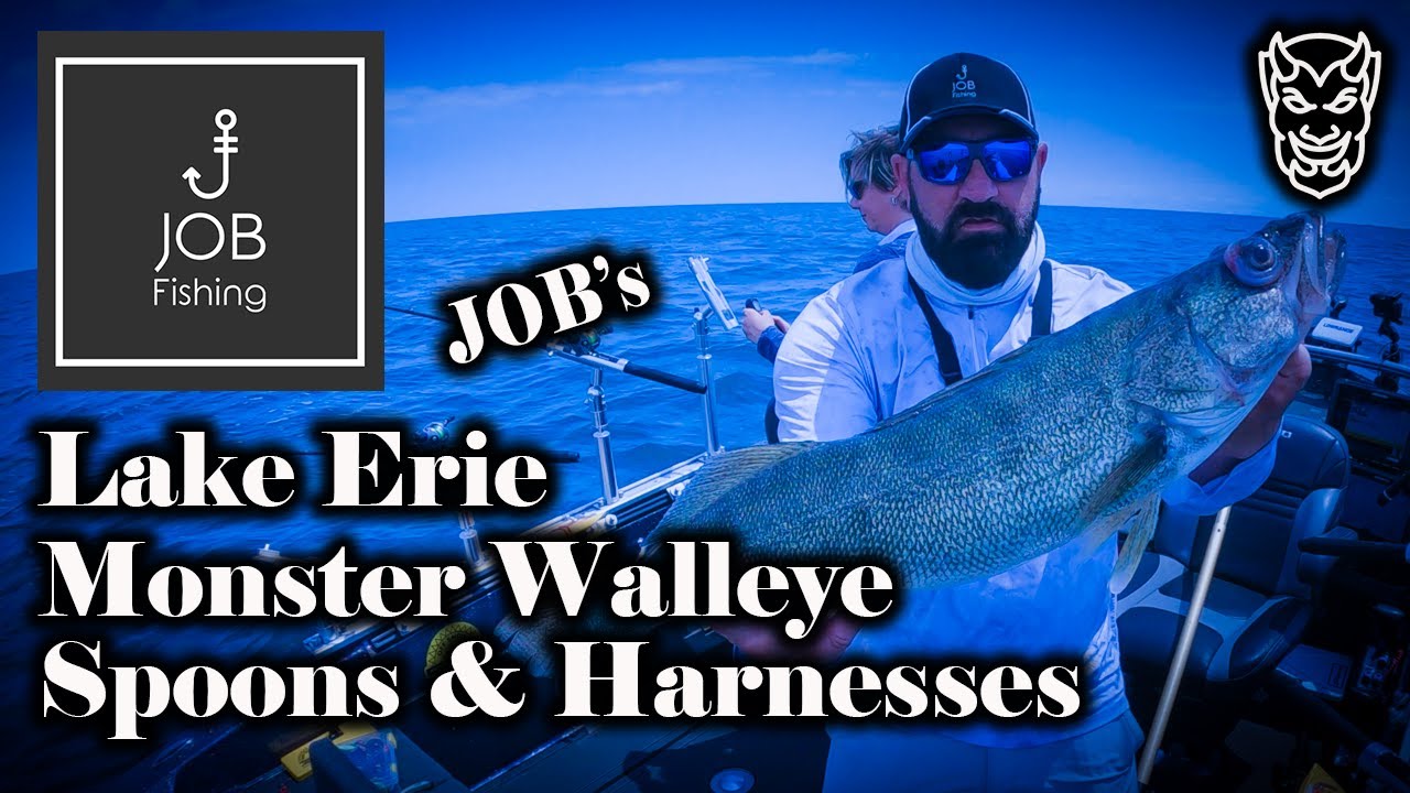 JOB's Lake Erie Monster Walleye Spoons & Harnesses YouTube