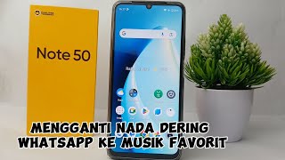 Cara Mengganti Nada Dering Whatsapp Pakai Musik di HP Realme Note 50