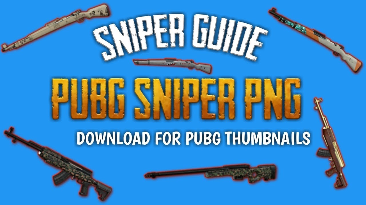 HD PUBG WEAPON PNG FOR THUMBNAILS_PUBG SNIPER PNG_PUBG PNG DOWNLOAD