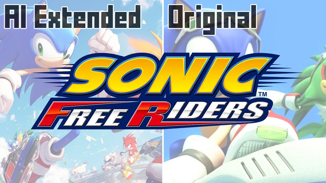 Sonic Riders Theme Sonic Free Riders theme song, but the intro is continued by AI - YouTube