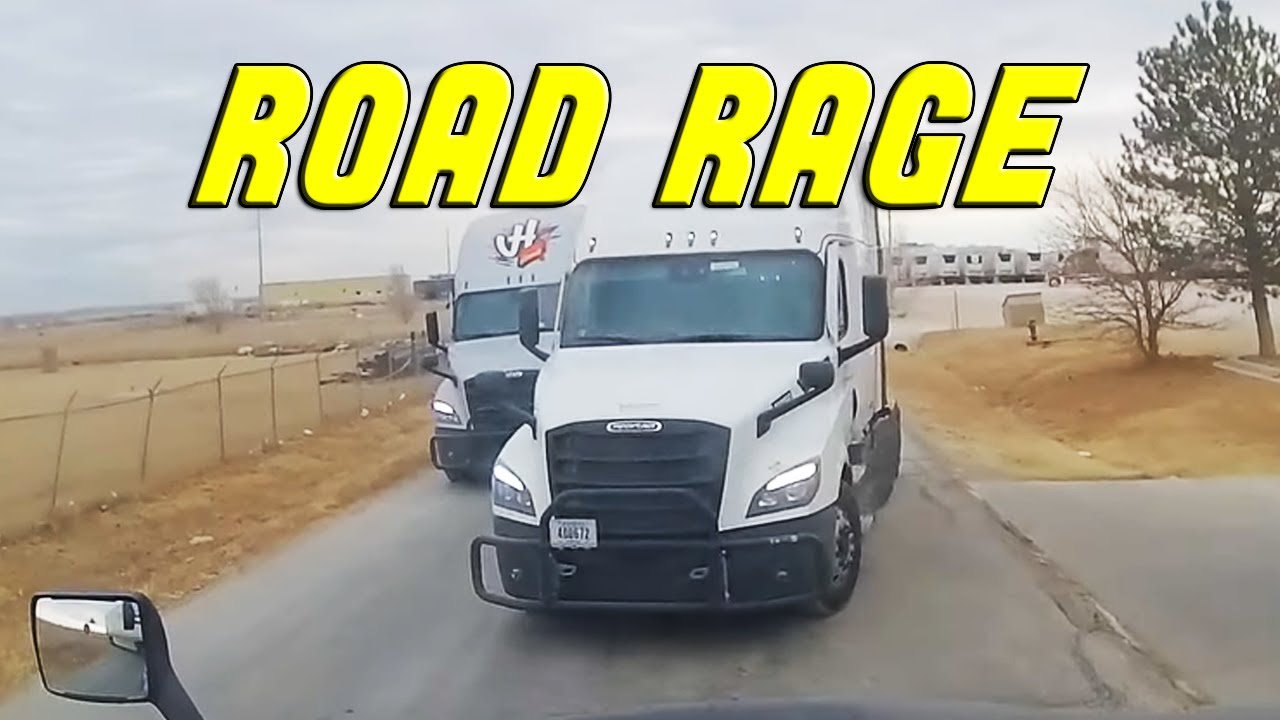 A Day in The Life of an American Truck Driver - Road Rage, Brake Check ...
