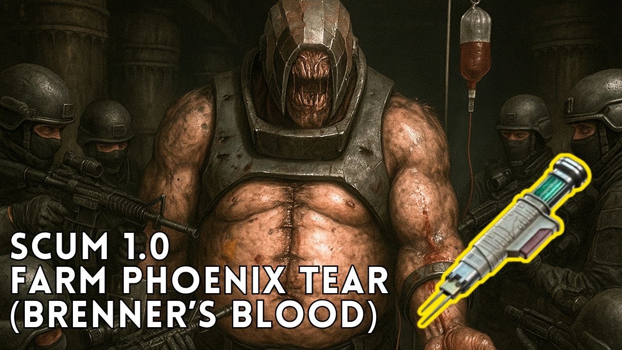 SCUM 1.0 ФЕРМА СЛЕЗА ФЕНИКСА (КРОВЬ БРЕННЕРА) в ЗАБРОШЕННОМ БУНКЕРЕ