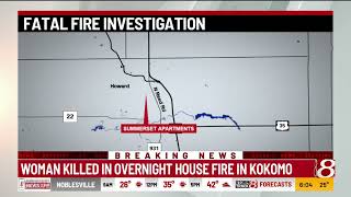 Woman killed in fire at Kokomo apartment complex