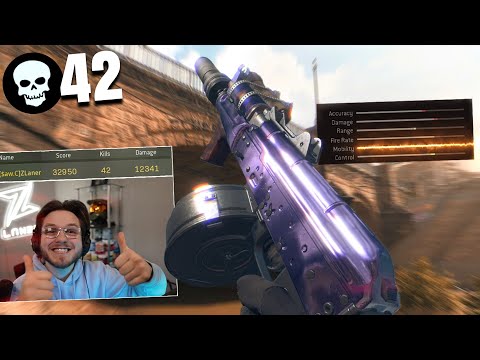 *42 KILLS* with the NEW AK74u CLASS! (Warzone Season 4)