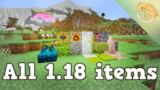 How to get every NEW item for minecraft 1.18