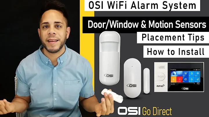 How to install Window Door Sensors & PIR Motion Sensors - OSI Wireless Alarm System