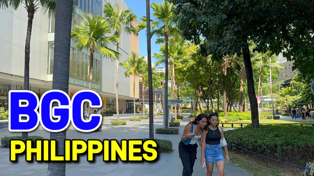 Bonifacio Global City - Walking Tour | Afternoon Stroll in BGC, Taguig ...