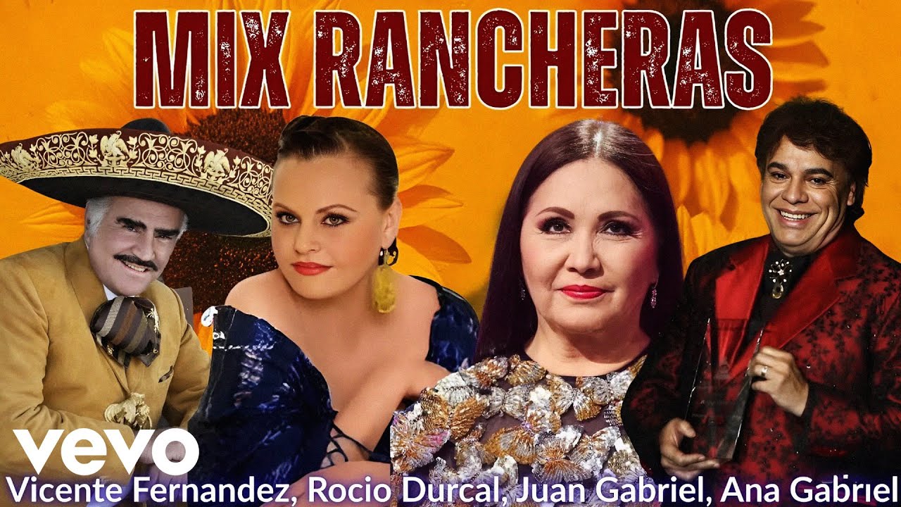 Mix Ranchitas Vicente Fernández, Rocío Dúrcal, Juan Gabriel & Ana Gabriel — Mix de ...