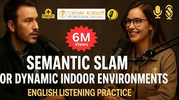 Semantic SLAM in Dynamic Indoor Environments | IELTS Listening Practice on AI & Robotics