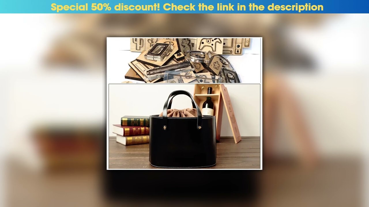 Exclusive Japanese steel knife mould handmade leather bucket bag handbag knife mould handmade leath