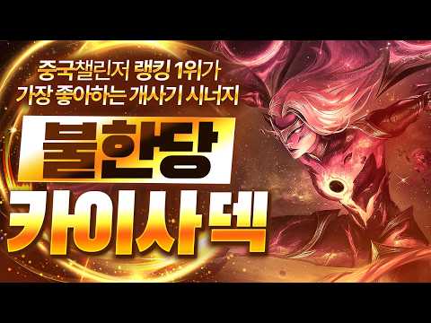 【롤토체스 강의】중국 랭킹 1위가 사용하는 최강의 시너지 효율이 진짜 미쳤습니다 리롤 카이사덱 핵심공략(롤체 시즌17 티어덱 1티어 챌린저 구루루 롤토체스 초보자 강의 3성 피즈)