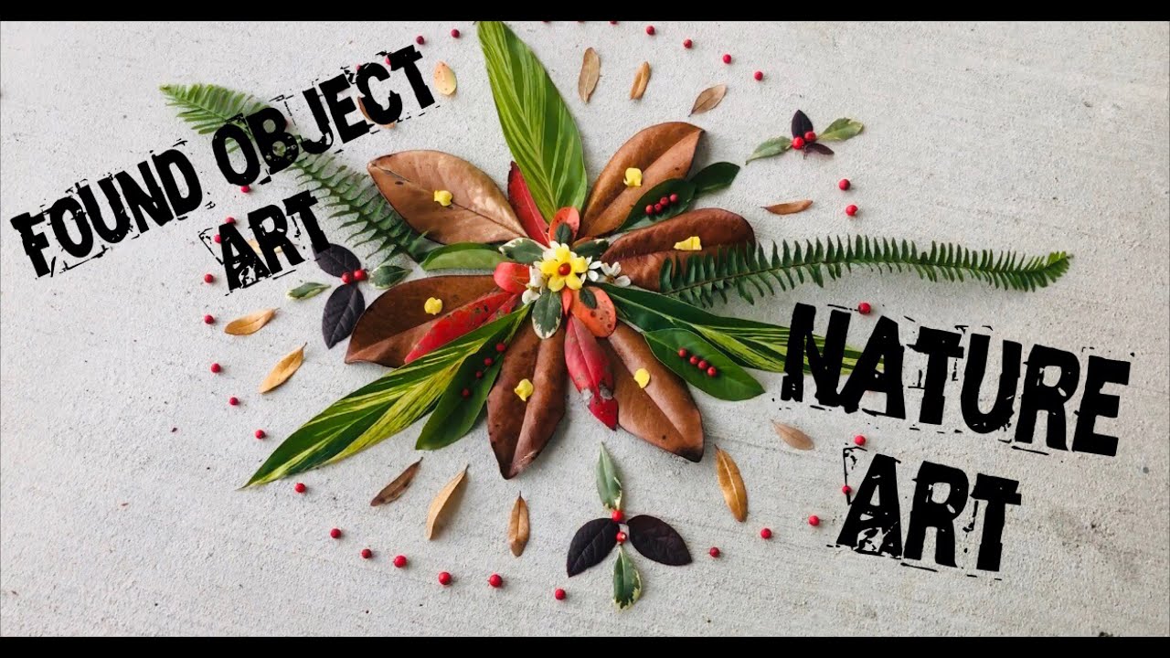Found Object Art: Nature Art - YouTube